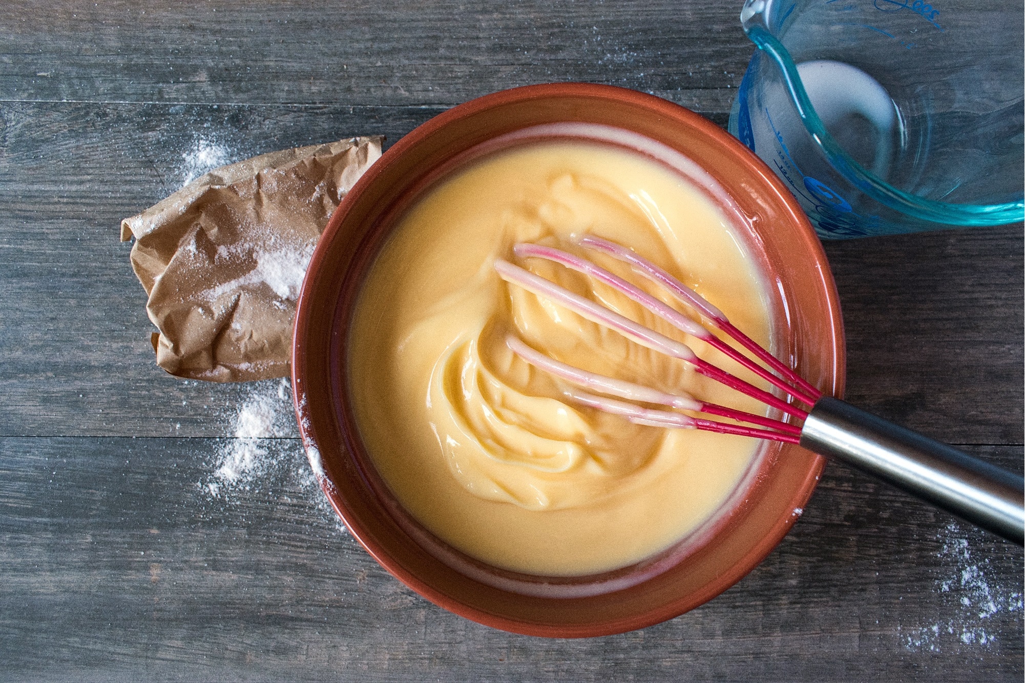 Make pudding. Мусс на базе крема Англез.