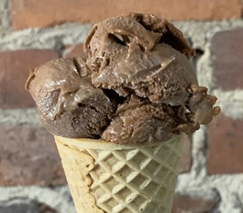 Vegan chocolate caramel peanut butter frozen dessert