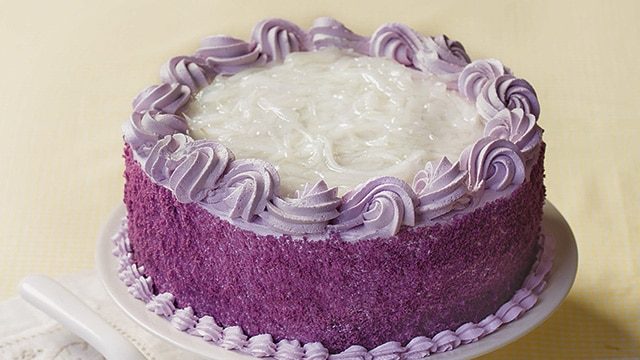Purple Yam Ube Desserts Blog Image. Image du blog igname pourpre.