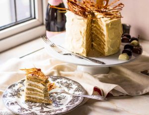 Medovik is a layered honey cake (VikaLinka)