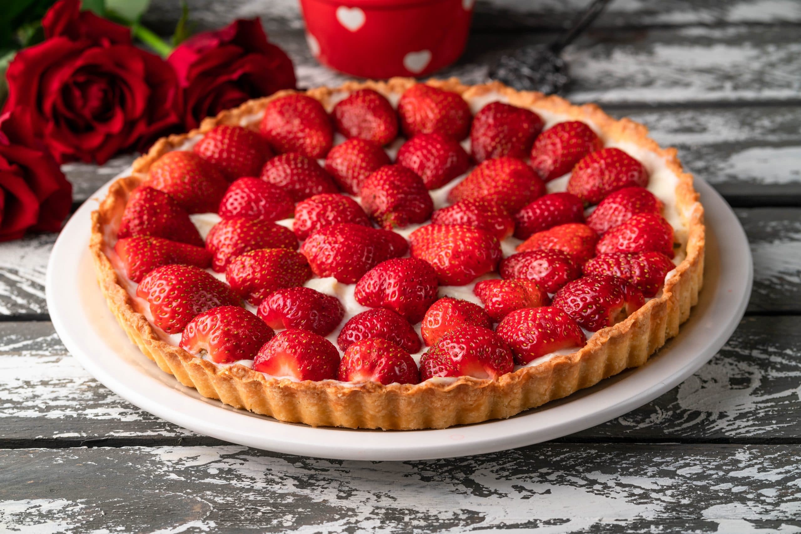 Strawberry Desserts Blog Image. Image du blog desserts aux fraises.