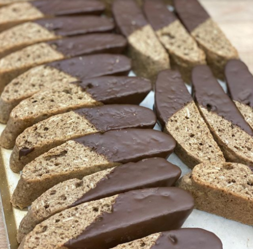 Espresso Almond Biscotti