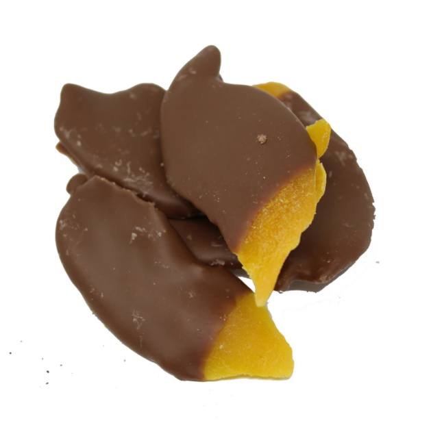 mango dipped in chocolate