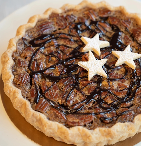 Chocolate pecan pie (Three Tarts)