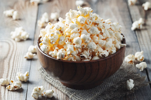 Popcorn Blog Image. Image du blog maïs soufflé