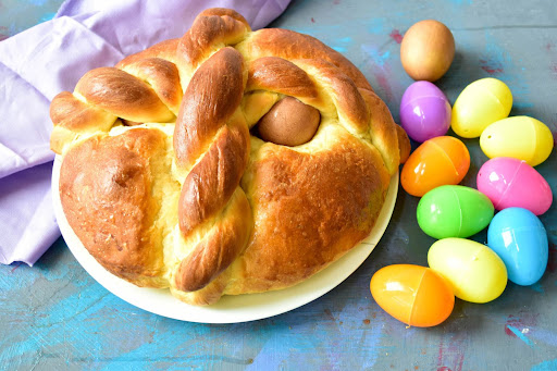 Easter desserts blog image. Image du blogue de desserts de Pâques.