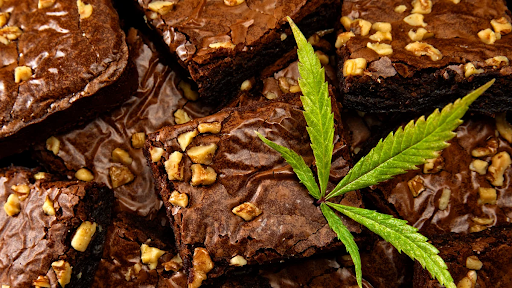 Weed edibles blog image. Image du blog comestibles au cannabis.