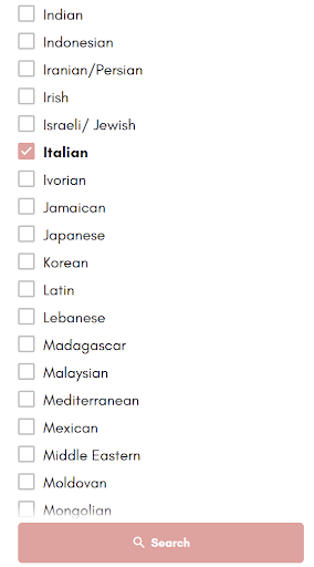 Desktop Cultural Preferences Filter