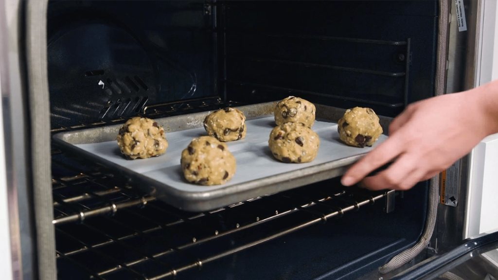 Cookies ready for baking