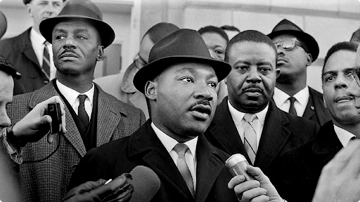 Martin Luther King and journalists