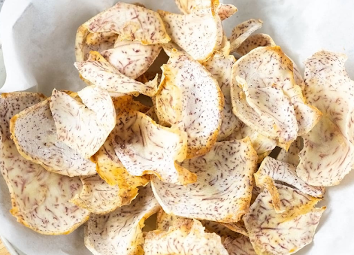 Decorative taro chips Healthier Steps