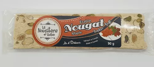 Maple nougat with pistachios and almonds (La Nougaterie Québec)