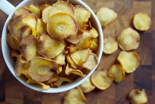 Thin and crispy parsnip chips Food Fanatic