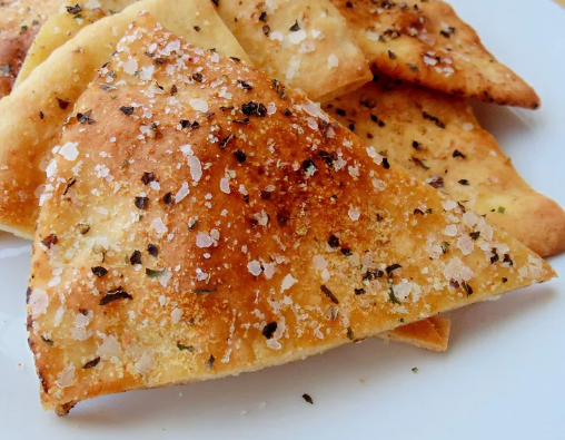 Triangle pita chips (All Recipes/Christina)