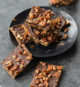 Chocolate Toffee Matzo Crack (Once Upon a Chef on Pinterest)