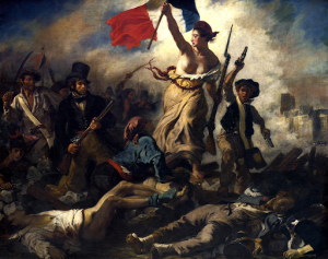 Liberty Leading the People by Eugène Delacroix (July Revolution of 1830)