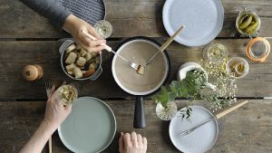 Tablée de fondue au fromage (Photo: Dorian Rollin)