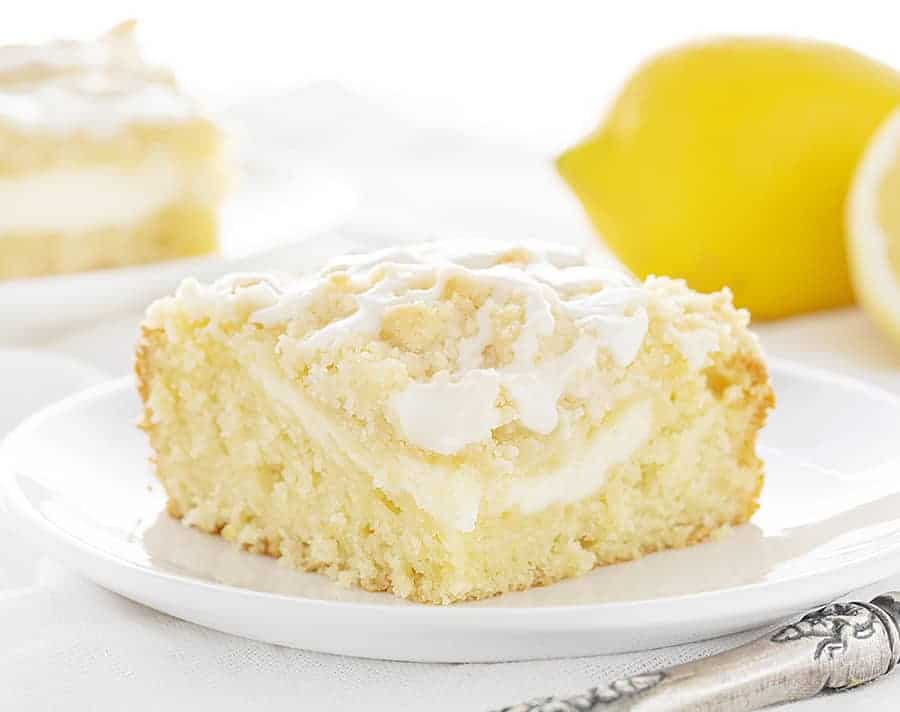 Lemon Cream Cheese Coffee Cake