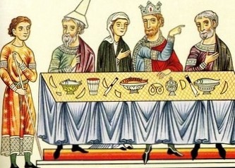 Pretzel medieval depiction Dessert Advisor