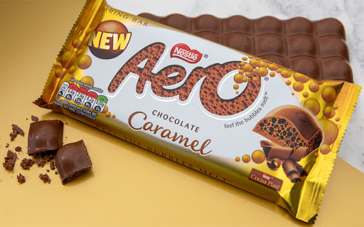 Aero Chocolate Caramel Sharing Bar (FoodBev)