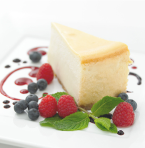 Cheesecake baked with pure vanilla bean extract (Cakes etc)