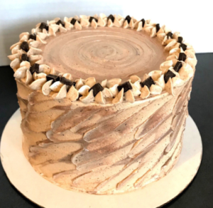 Vanilla mocha cake (Vogue Cakes)