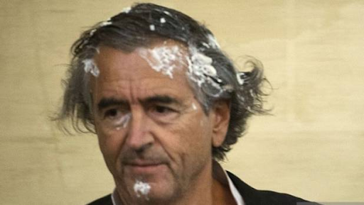 Bernard-Henri Levy, King of pie-in-face (Stuff)