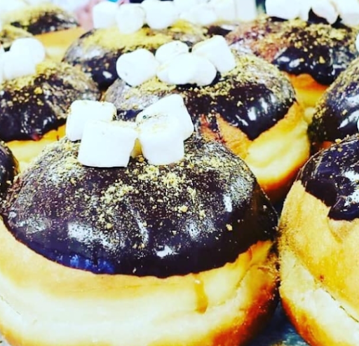 S’mores sufganiyot (My Zaidys Bakery)