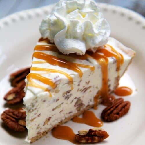 Butter pecan ice cream pie (Plain Chicken) 