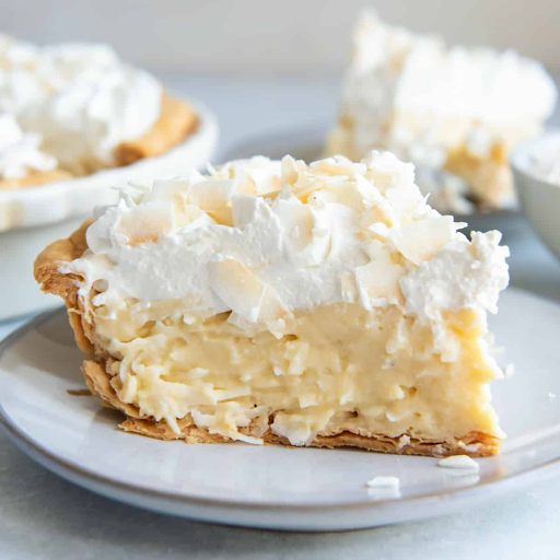 A single-crust coconut cream pie (Easy Desserts Recipes)