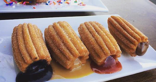 Stuffed Churro Sampler Platter (Reddit)