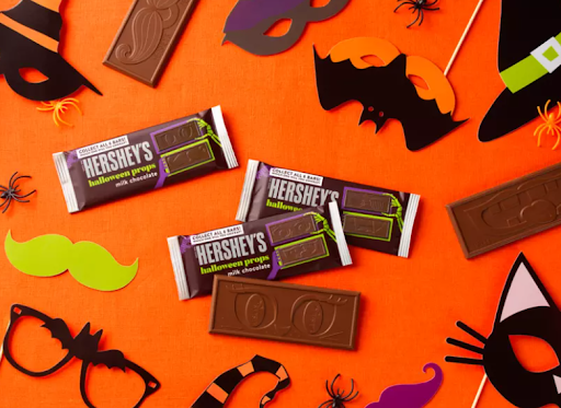 Spooky and silly Halloween props milk chocolate by Hershey's