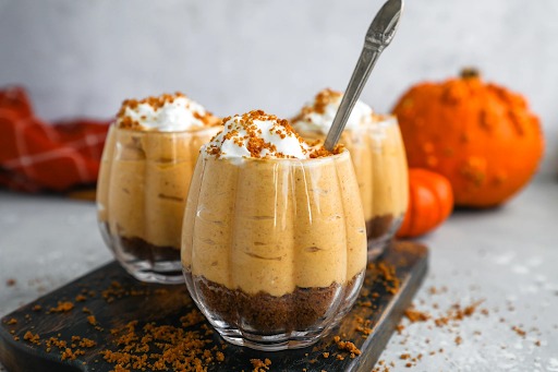 A new spin on pumpkin desserts: pumpkin cheesecake mousse